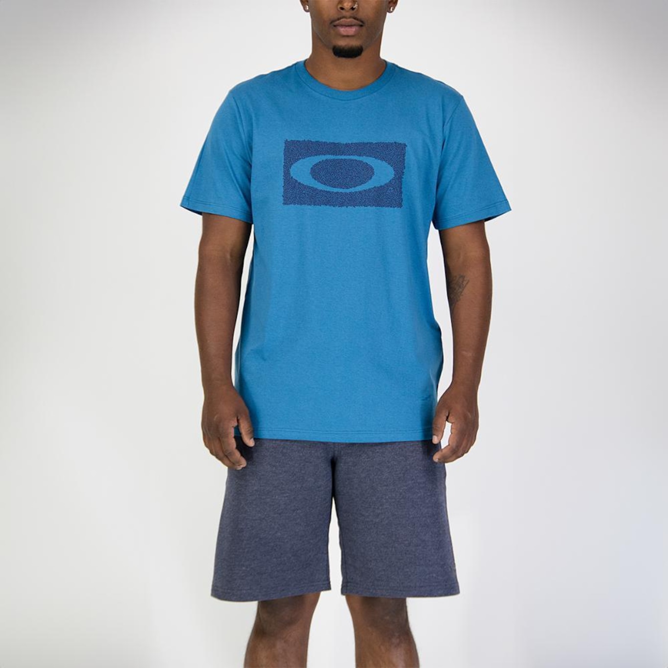 Camiseta Oakley Ellipse Organic Print Tee - Masculina - Foto 1