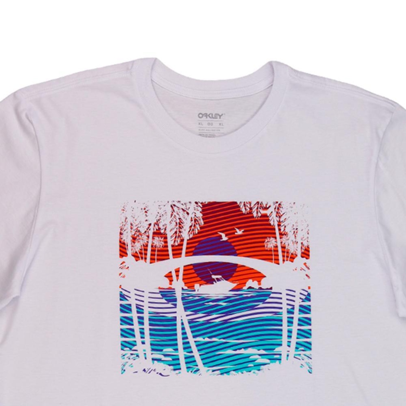 Camiseta Oakley Sunset Lines Tee - Masculina - Foto 2