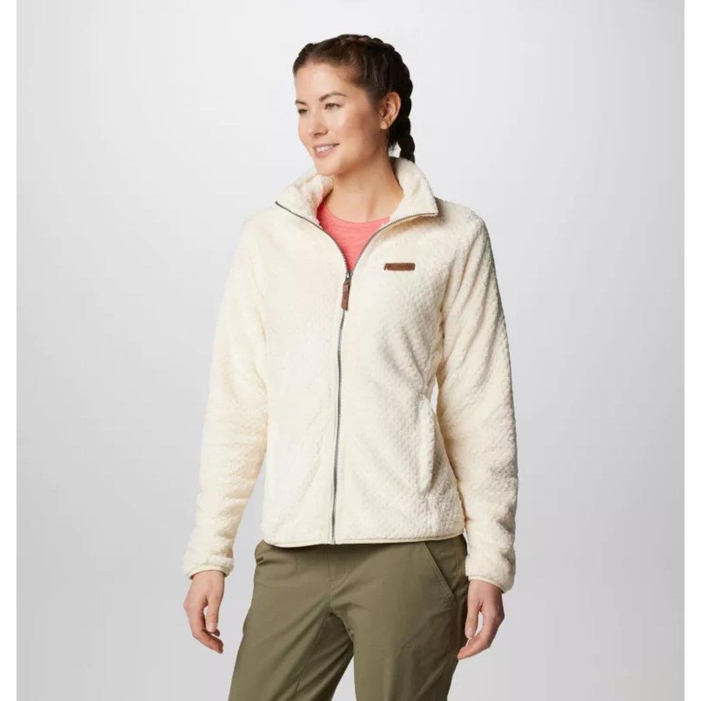 Jaqueta Fleece Columbia Fire Side Ii Sherpa - Feminina - Foto 3