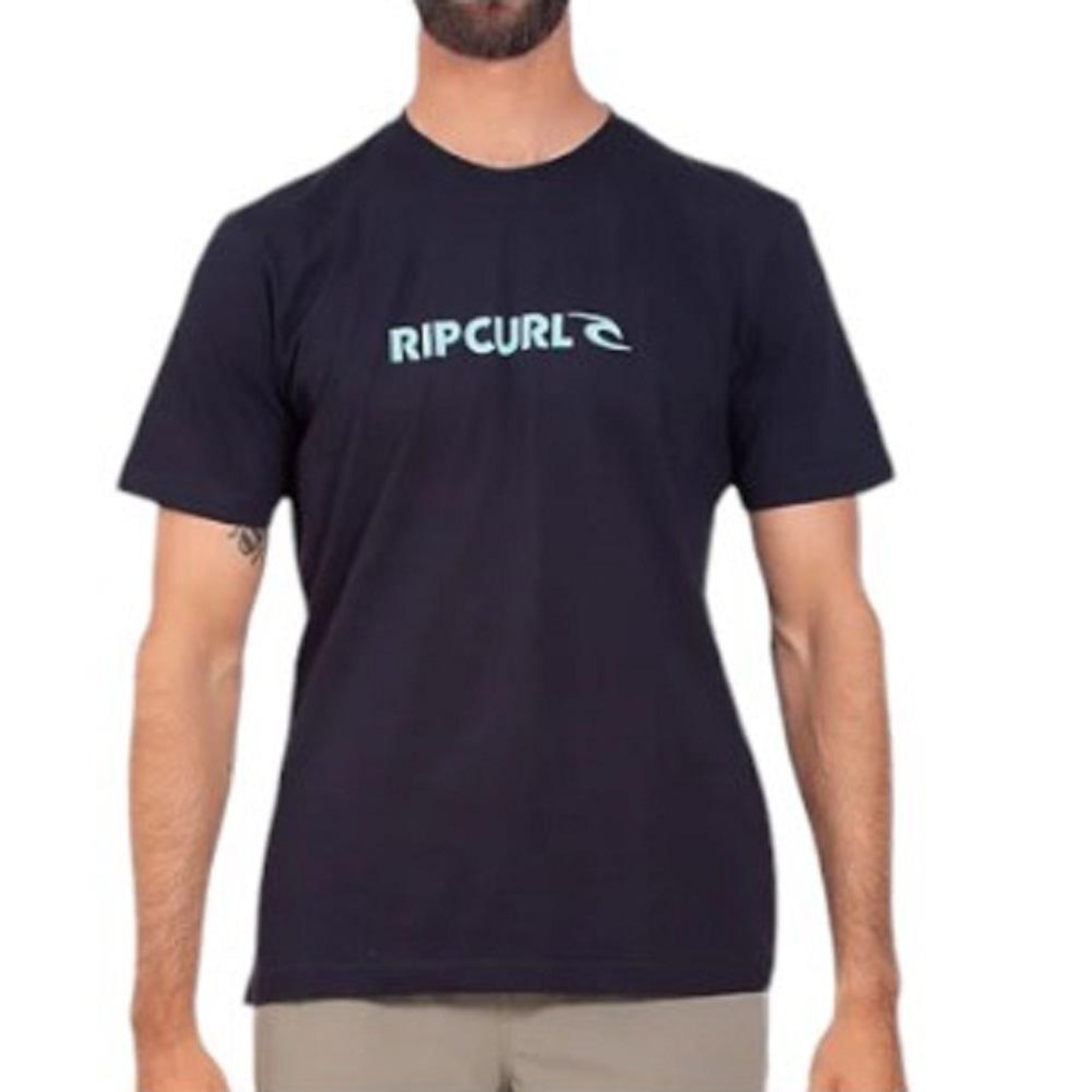 Camiseta Rip Curl New Icon 0259Mte - Masculina - Foto 1