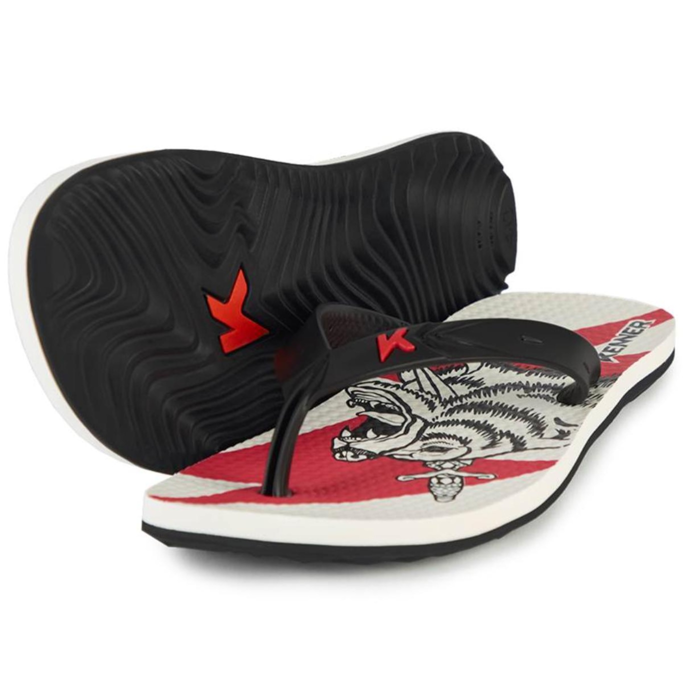 Chinelo Kenner Summer Tattoo Masculino - Foto 1