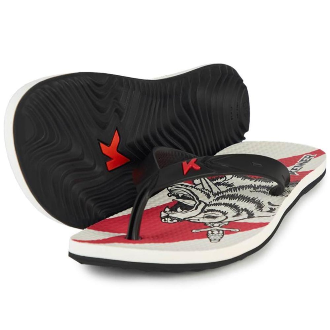 Chinelo Kenner Summer Tattoo Masculino - Foto 4