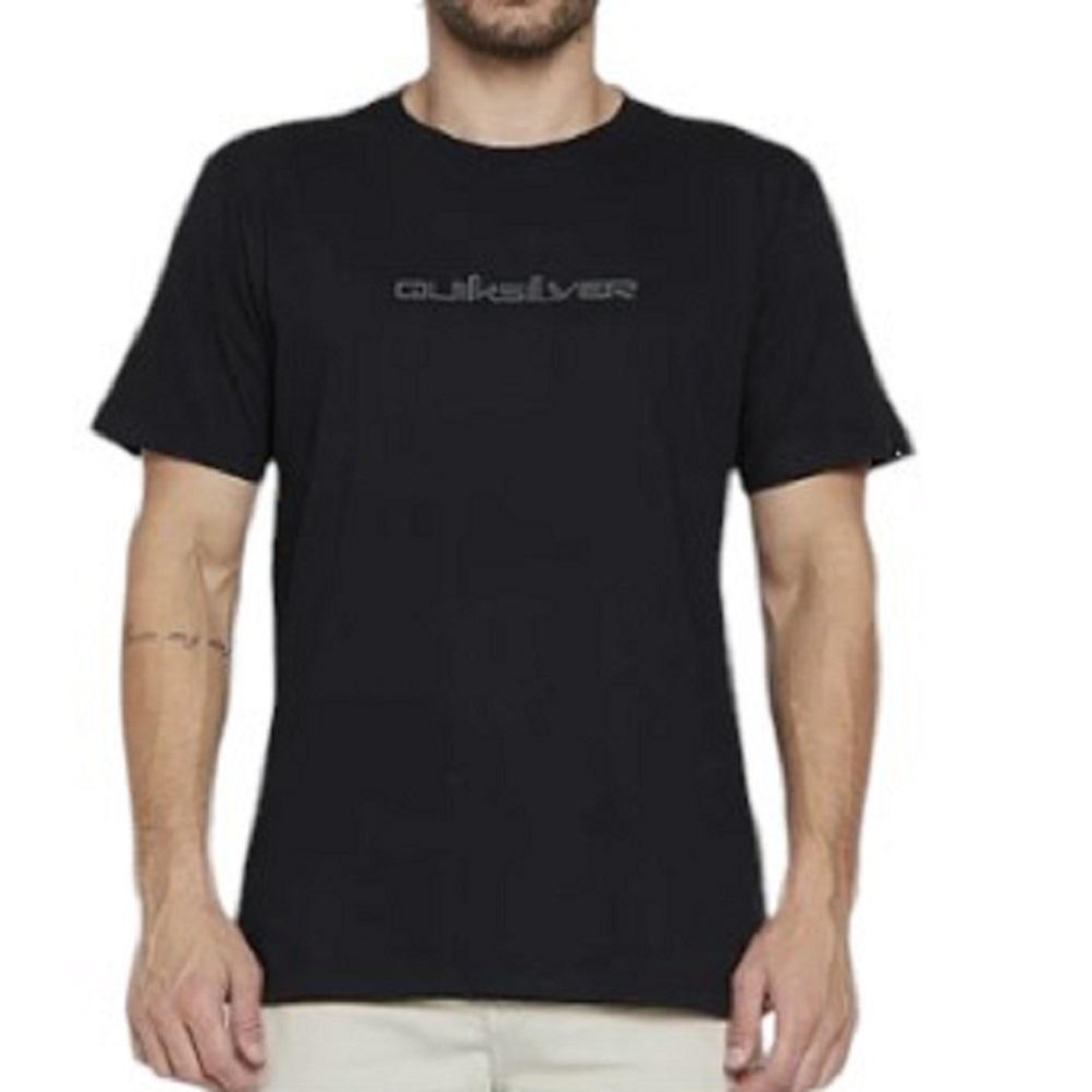 Camiseta Quiksilver M/C Omni Font - Masculina - Foto 1