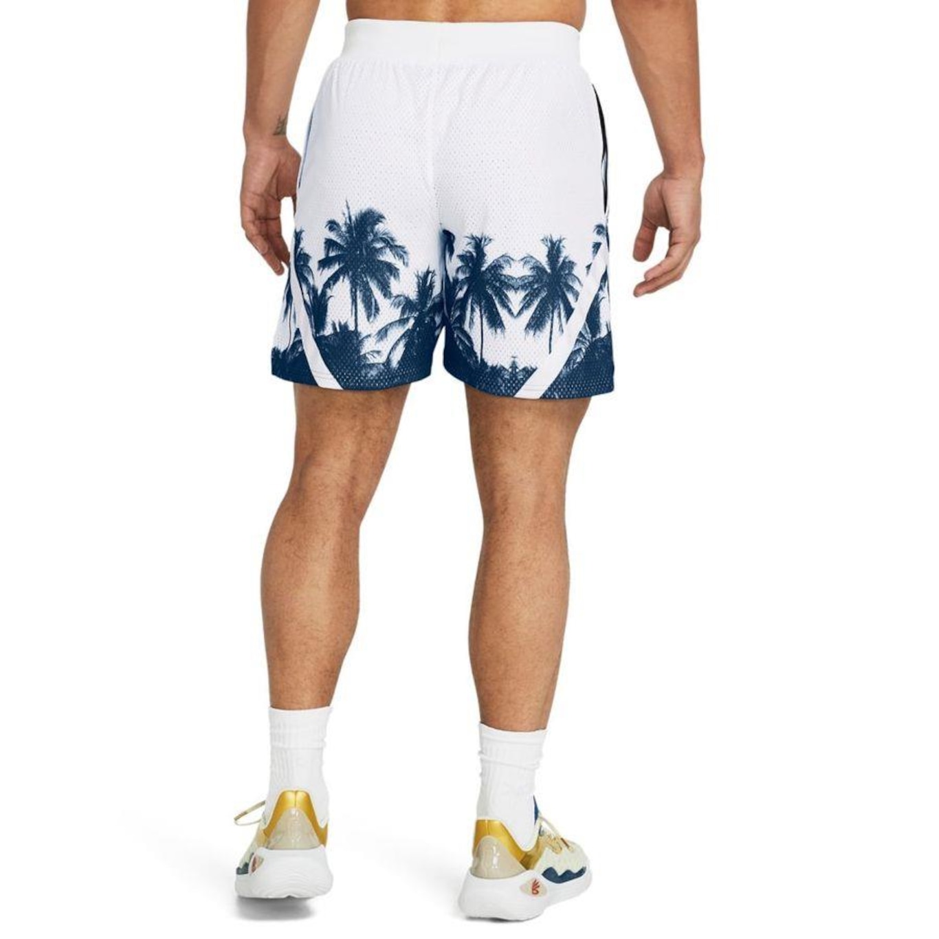 Shorts Under Armour Curry Mesh 3 - Masculino - Foto 2