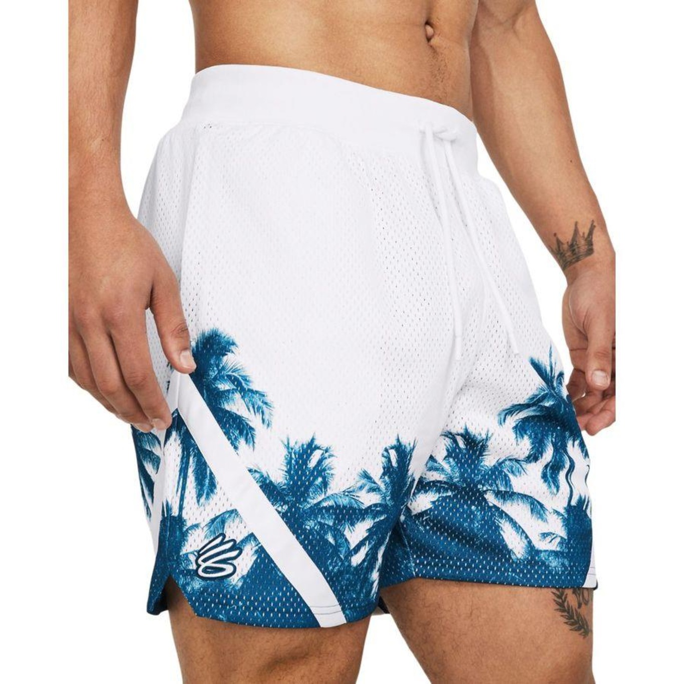 Shorts Under Armour Curry Mesh 3 - Masculino - Foto 3