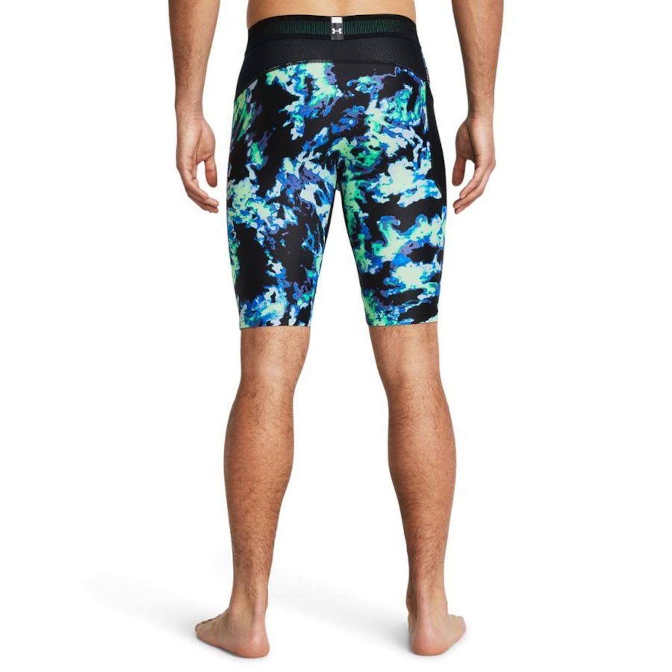 Shorts de Compressão Under Armour Heatgear IsoChill Printed - Masculina - Foto 2