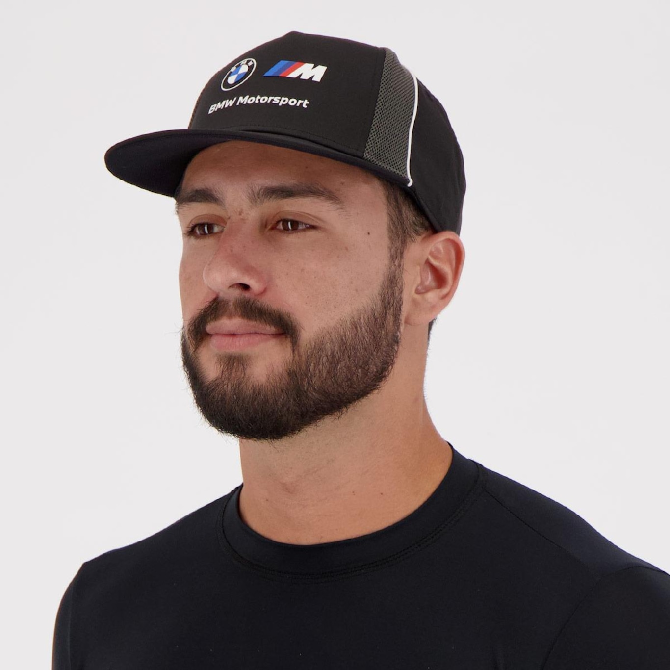 Boné Aba Reta Puma Bmw Motorsport Fb Ii - strapback - Adulto - Foto 5