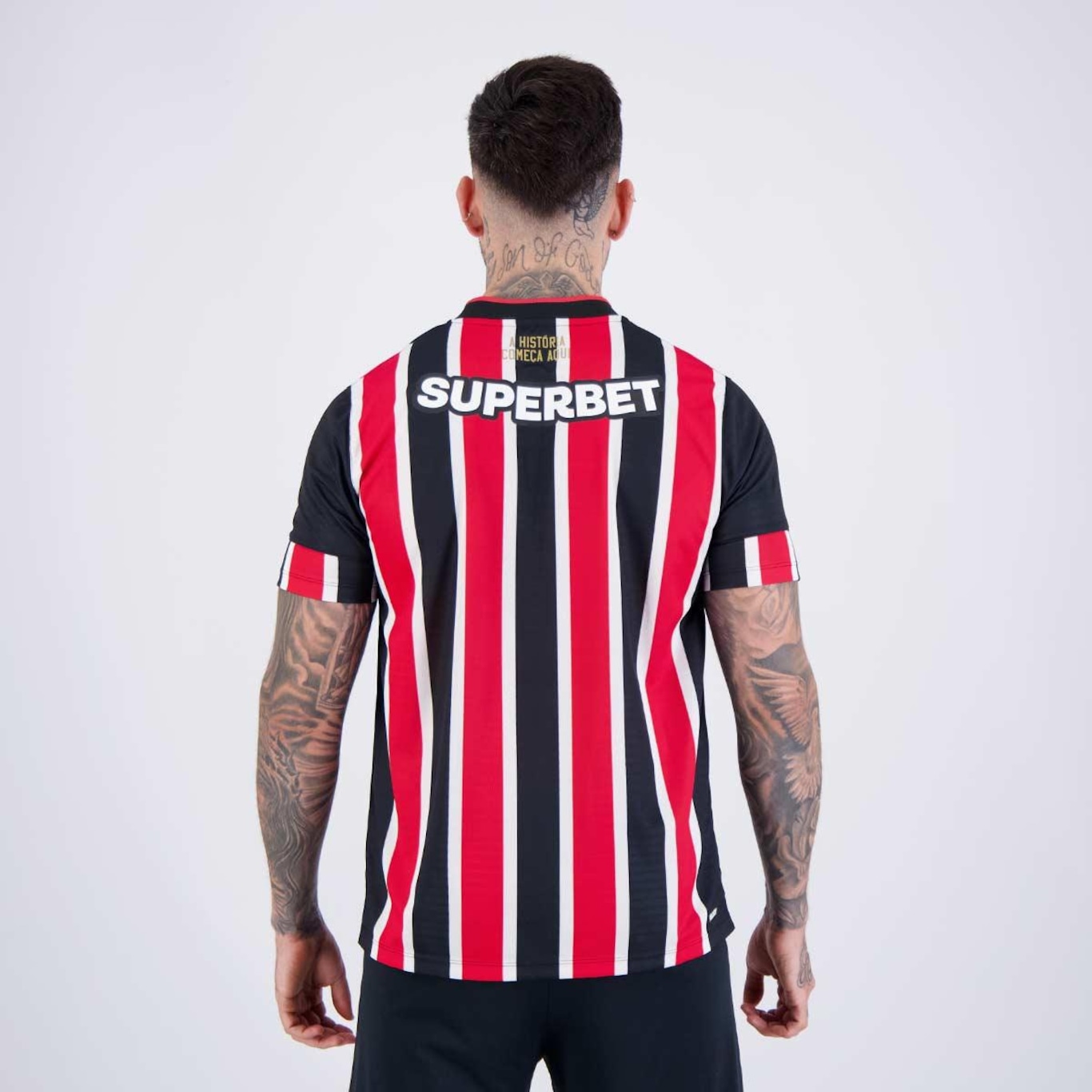 Camisa do São Paulo II 2024 New Balance Com Patrocínio Patch Campeão Copa do Brasil 2023 - Masculina - Foto 4