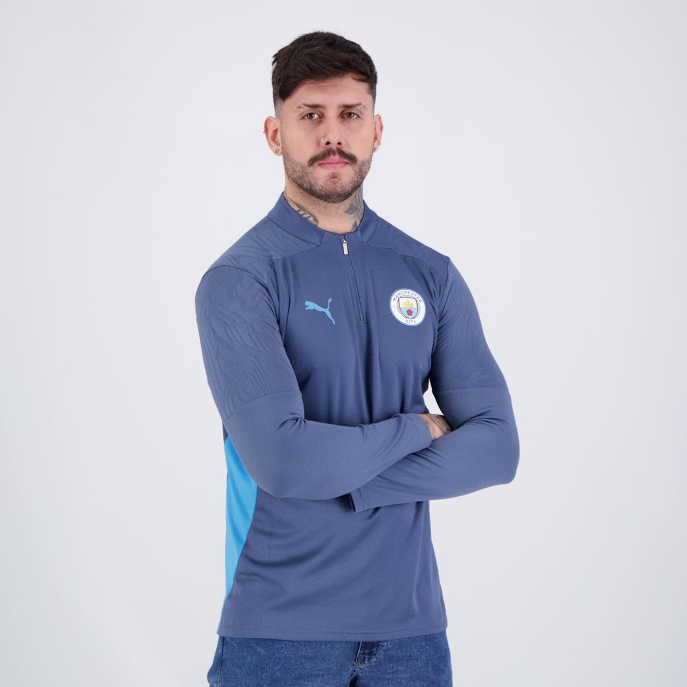 Blusão Manchester City 2025 Puma Training - Masculino - Foto 2