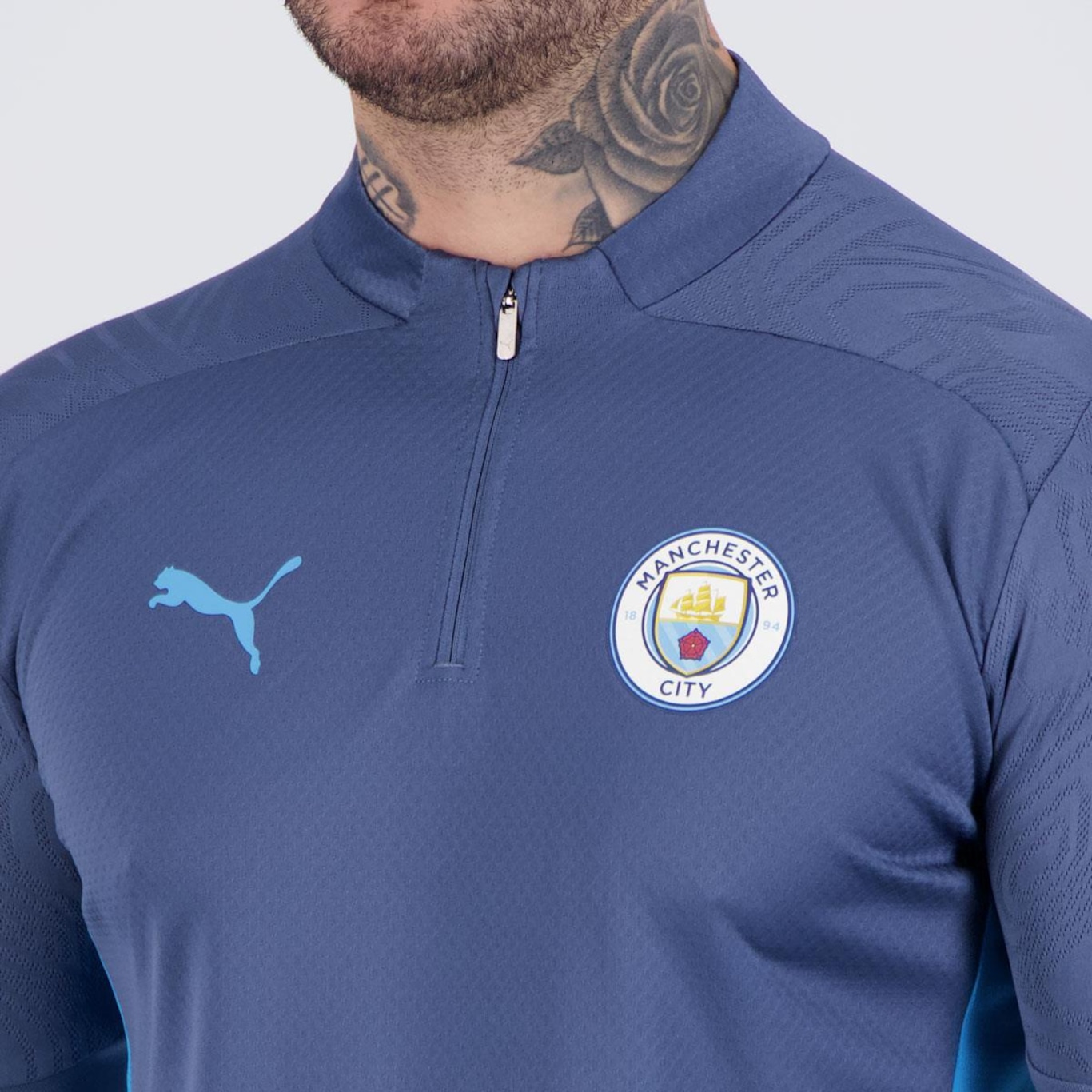 Blusão Manchester City 2025 Puma Training - Masculino - Foto 5