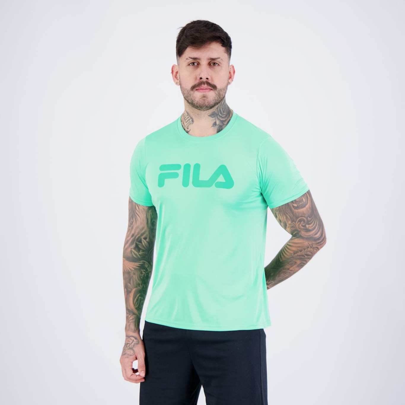 Camiseta Fila Basic Sports Ii Polygin - Masculina - Foto 3