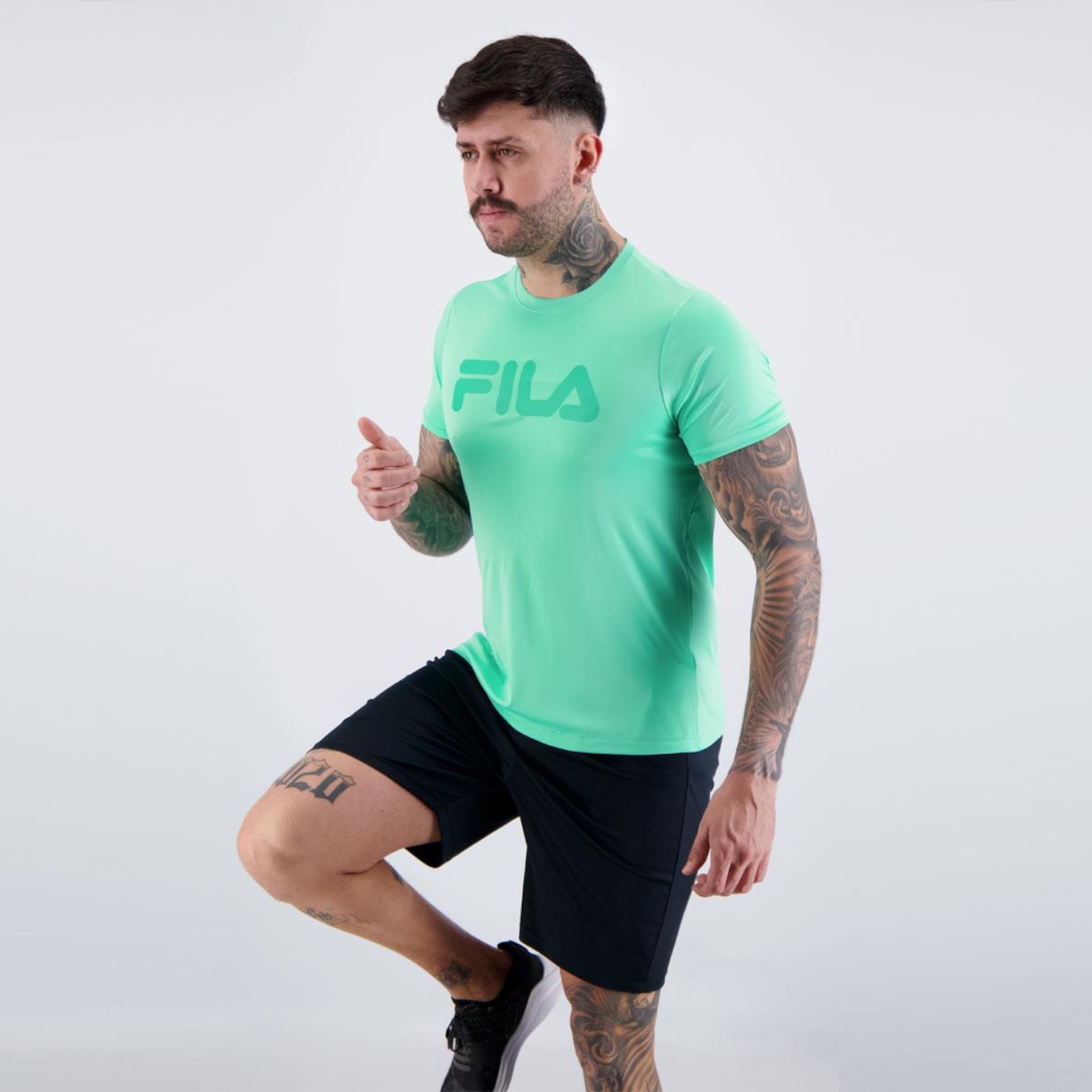 Camiseta Fila Basic Sports Ii Polygin - Masculina - Foto 6