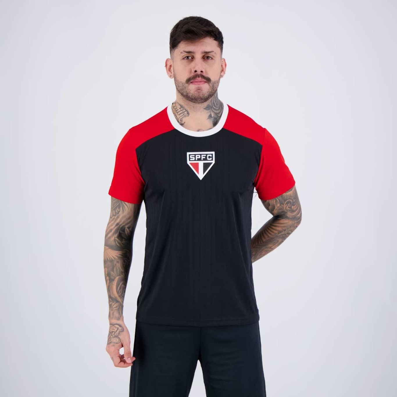 Camisa do São Paulo Braziline Herança - Masculina - Foto 1