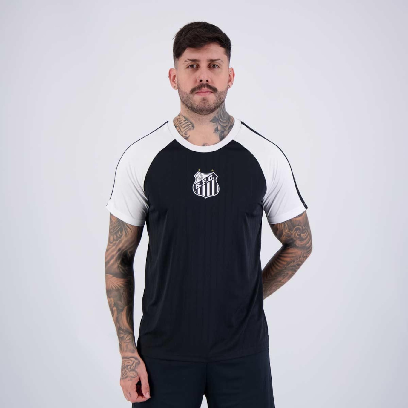 Camisa do Santos Braziline Farol - Masculina - Foto 1