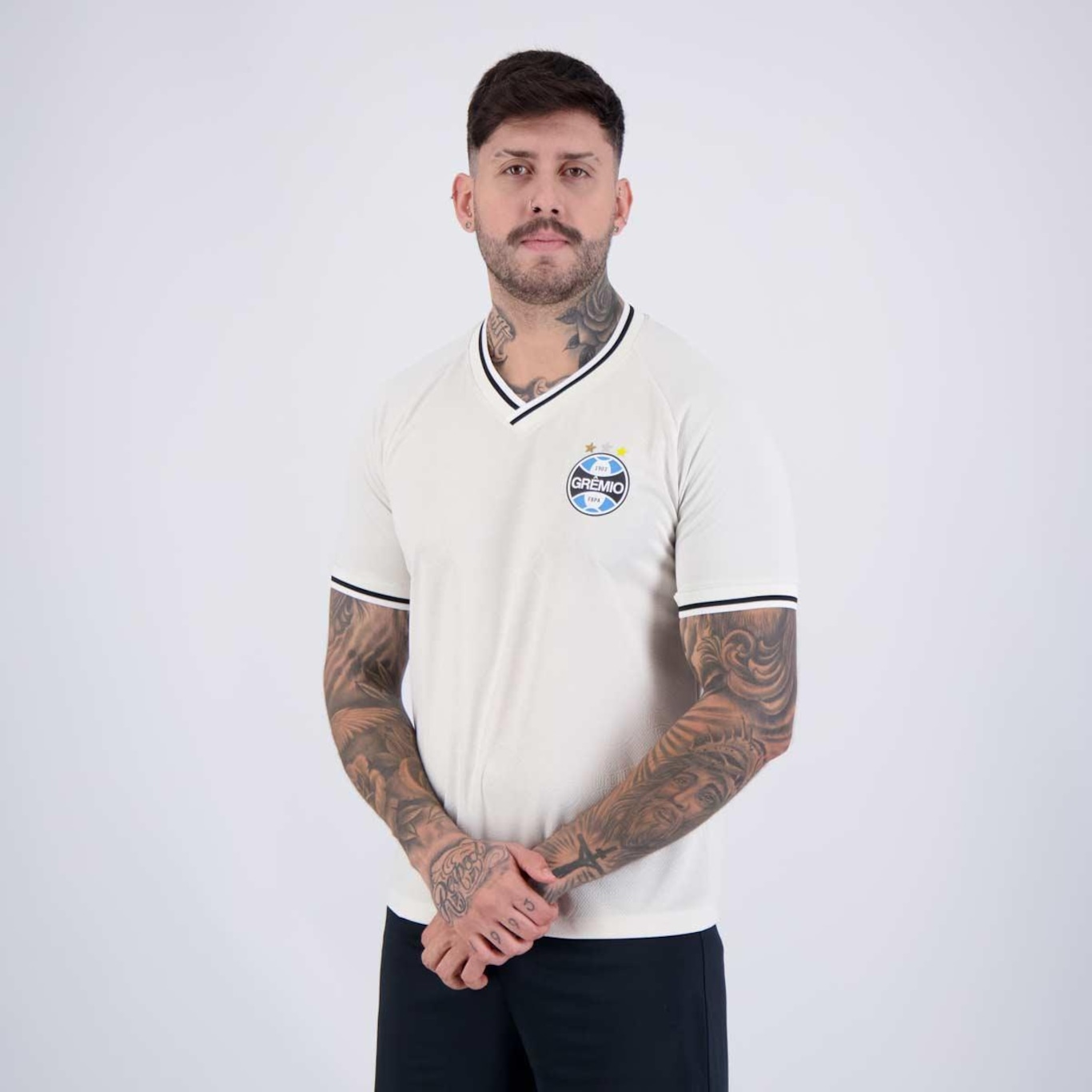 Camisa do Grêmio Betel Escudo - Masculina - Foto 3