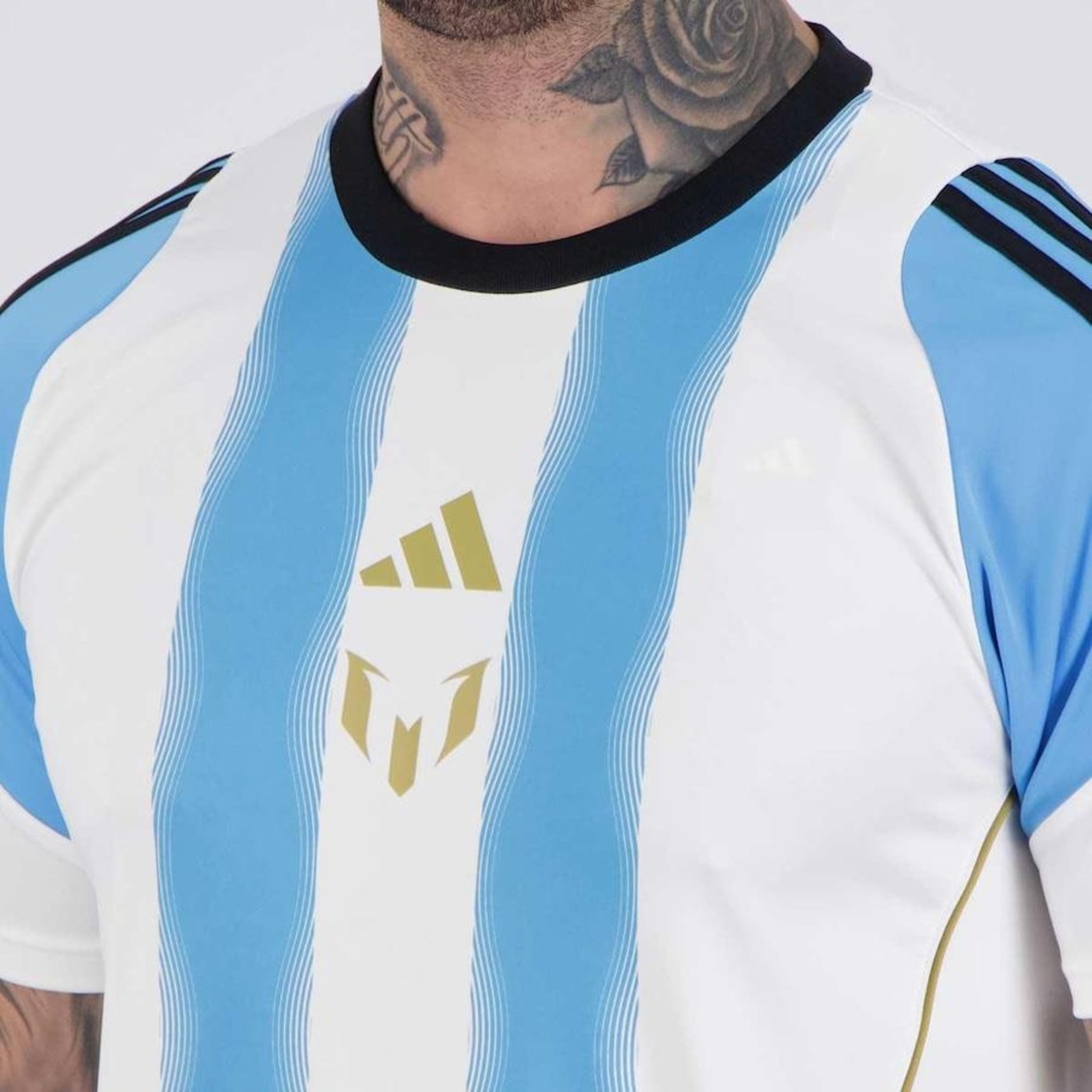 Camiseta adidas Tiro Messi - Masculina - Foto 5