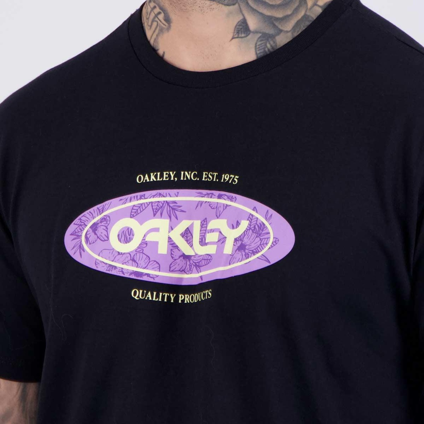 Camiseta Oakley Ellipse Sun Flower - Masculina - Foto 5