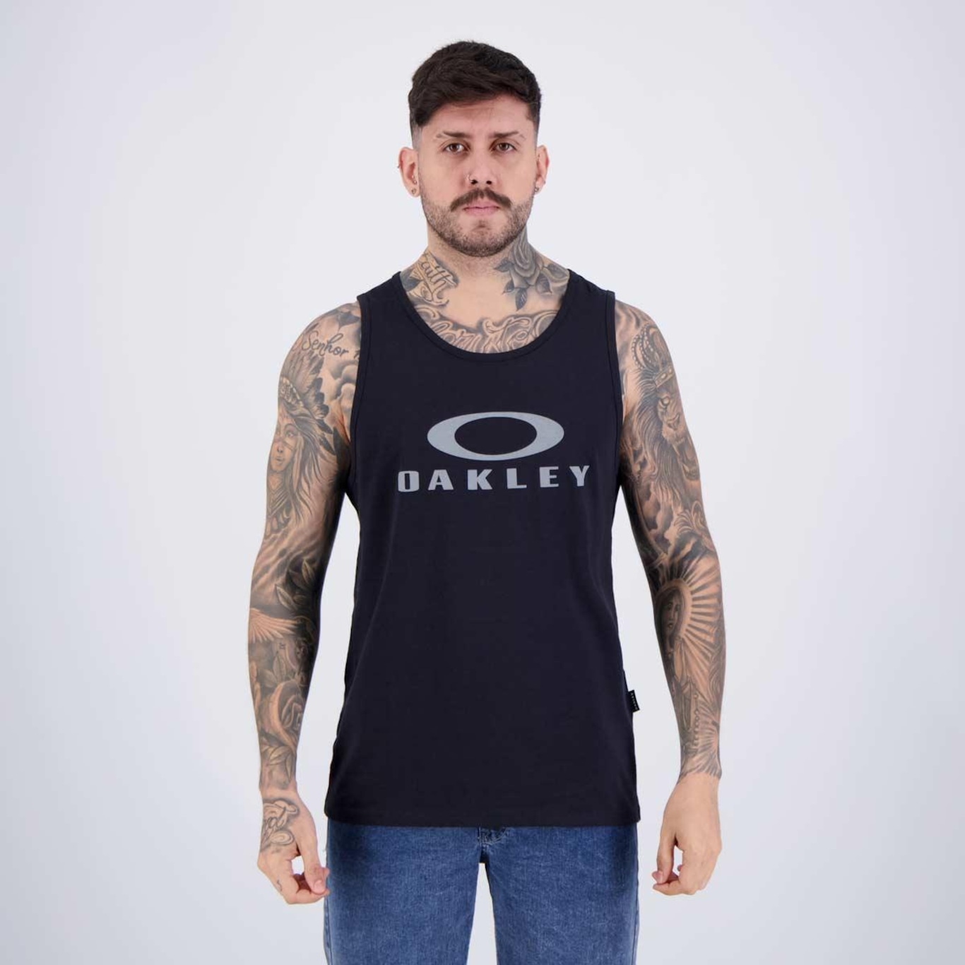 Camiseta Regata Oakley Bark Tank Masculina - Foto 1