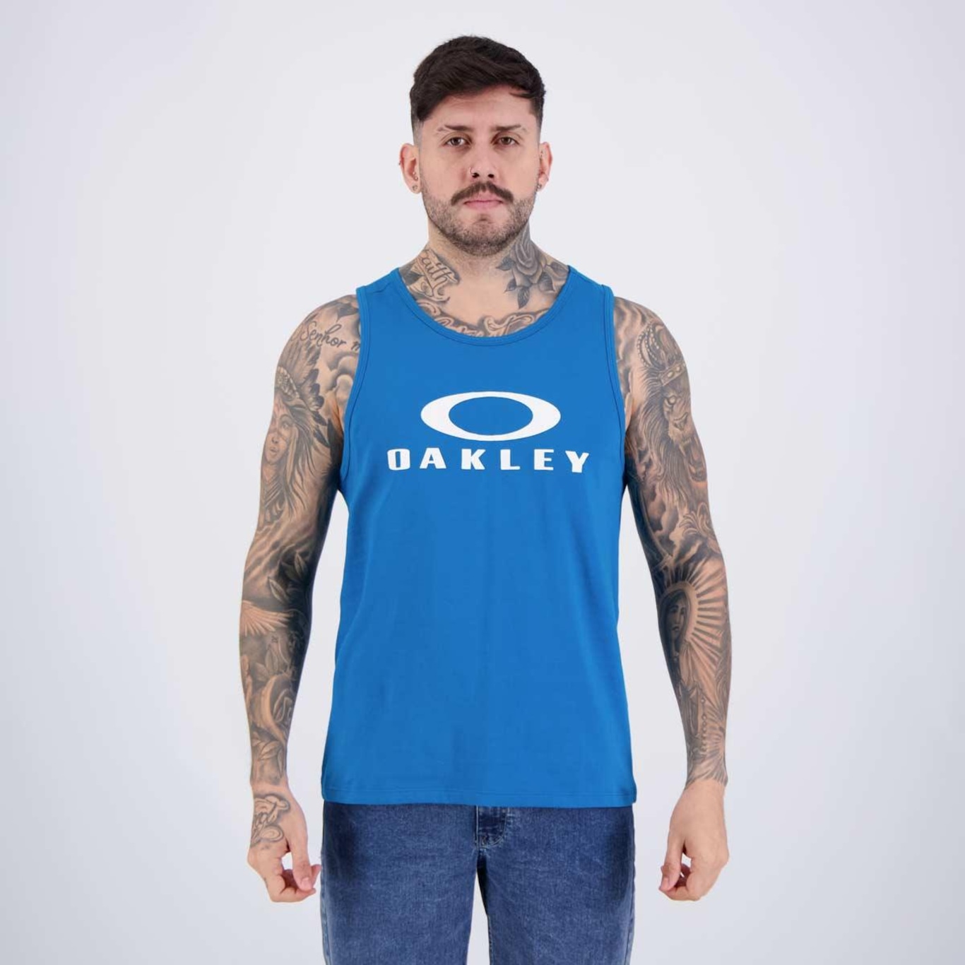 Camiseta Regata Oakley Bark Tank Masculina - Foto 1