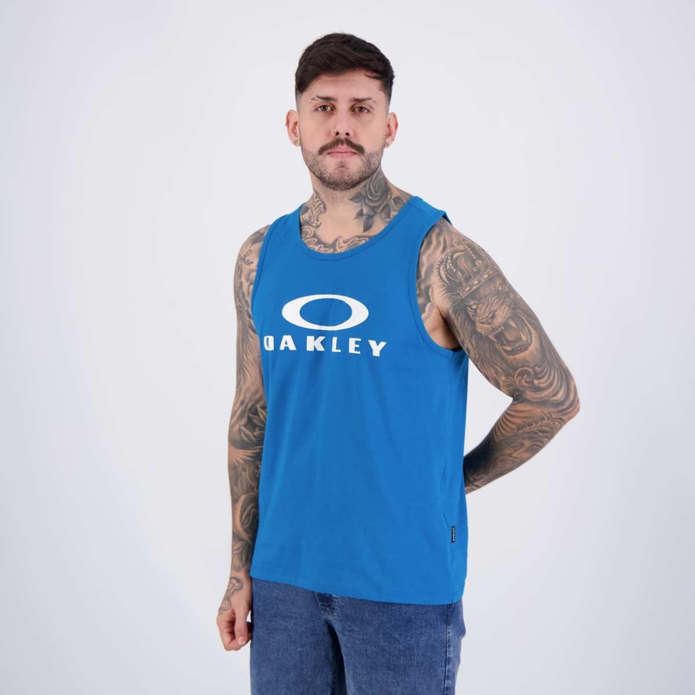 Camiseta Regata Oakley Bark Tank Masculina - Foto 3