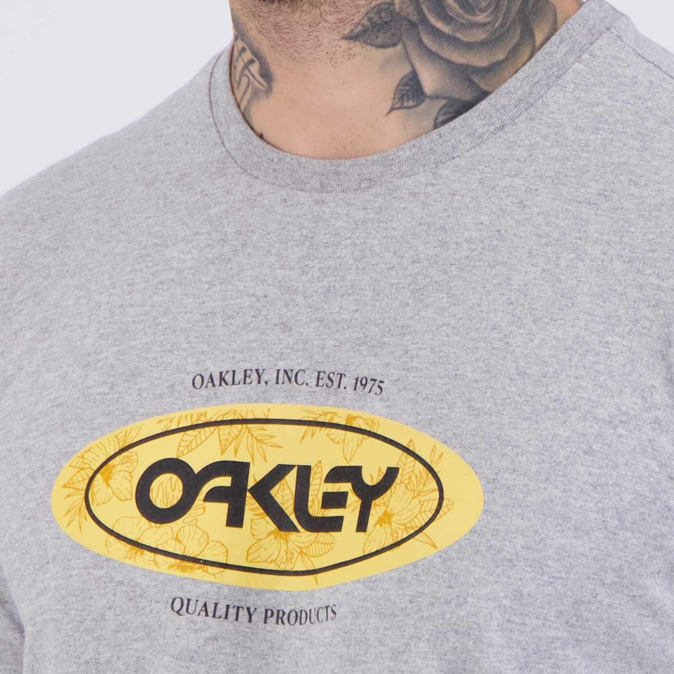 Camiseta Oakley Ellipse Sun Flower - Masculina - Foto 5