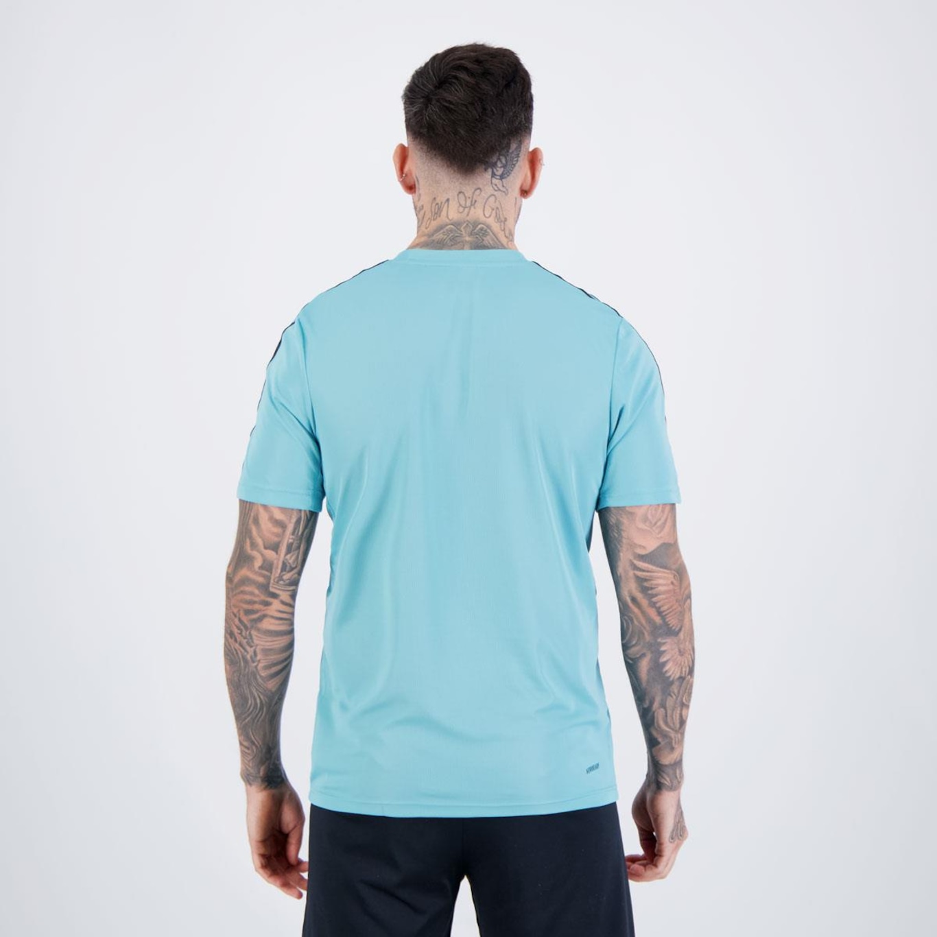 Camiseta adidas Essentials 3 Listras - Masculina - Foto 4