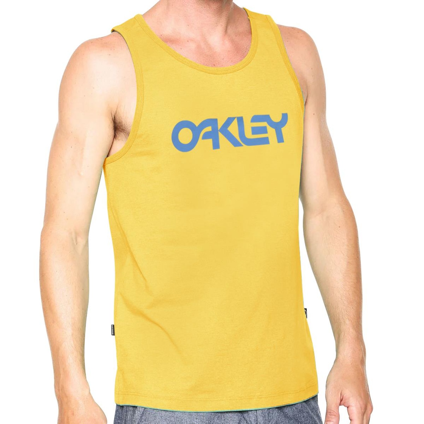 Camiseta Regata Oakley Mark Ii Tank Yellow Vintage - Masculina - Foto 3