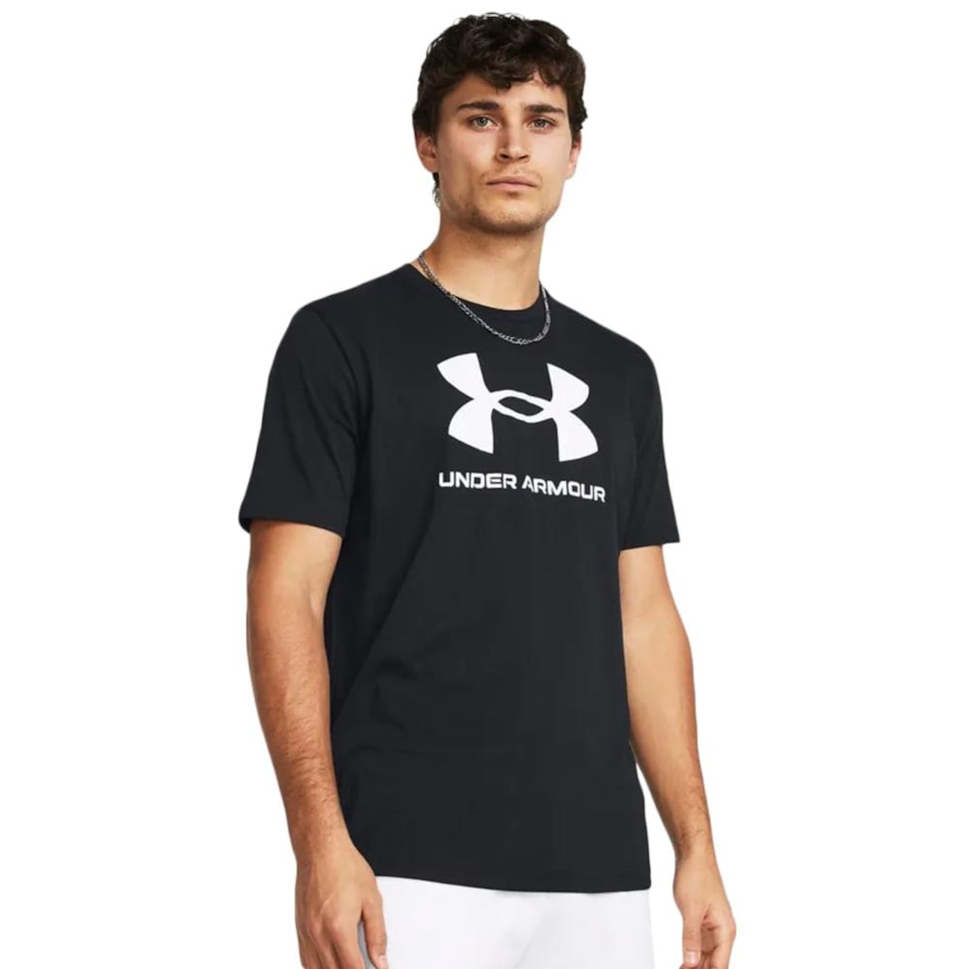 Camiseta Under Armour Sportstyle Logo - Masculina - Foto 1