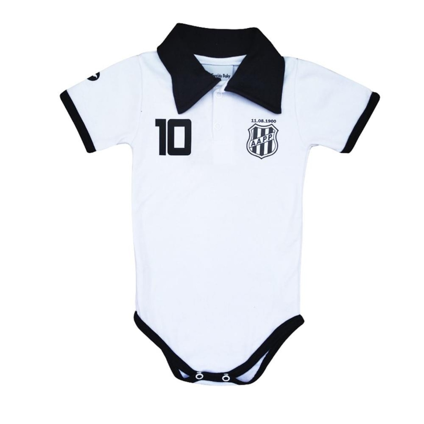 Body Ponte Preta Torcida Baby Polo 10 - Infantil - Foto 1