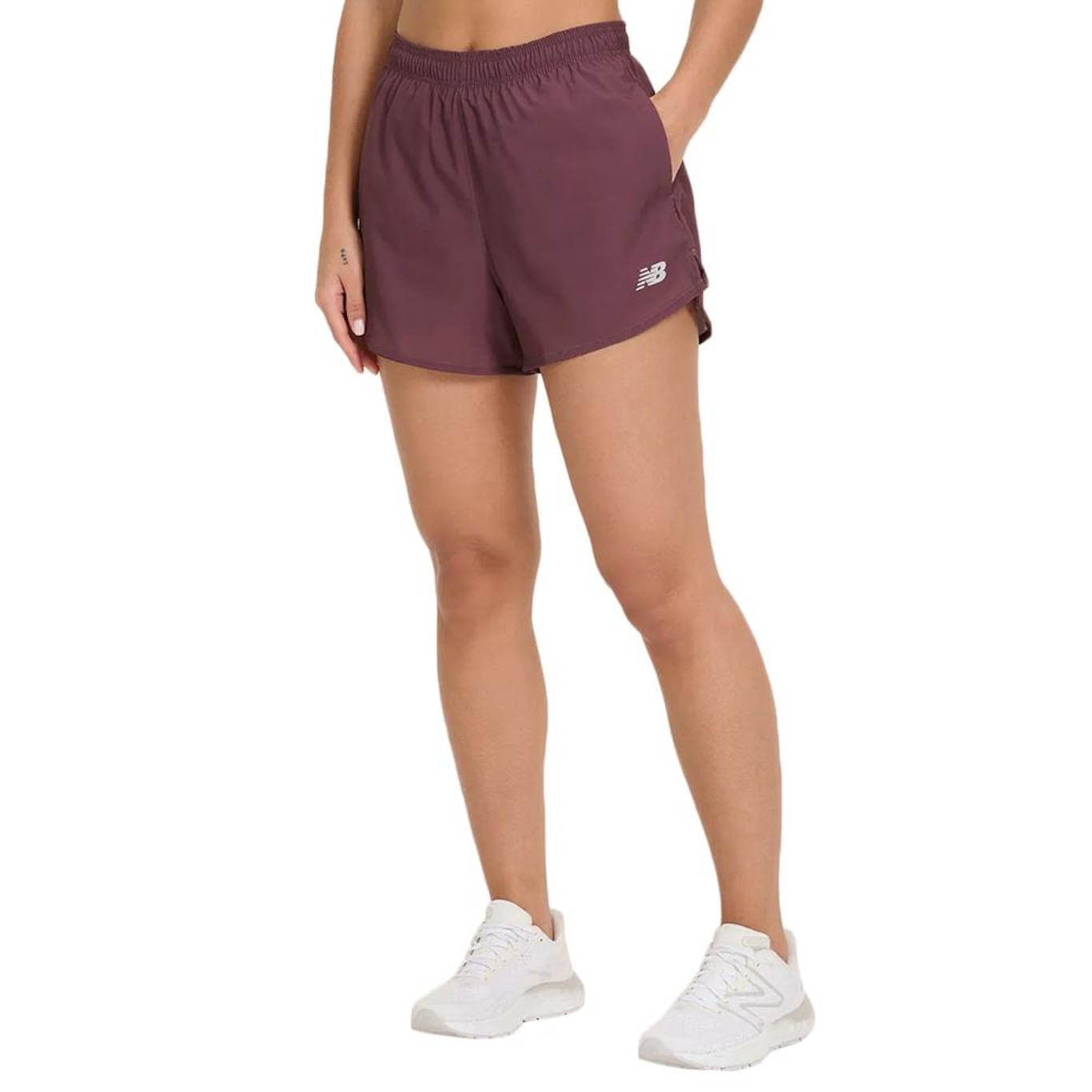 Short New Balance Sport Essentials 4 - Feminino - Foto 1