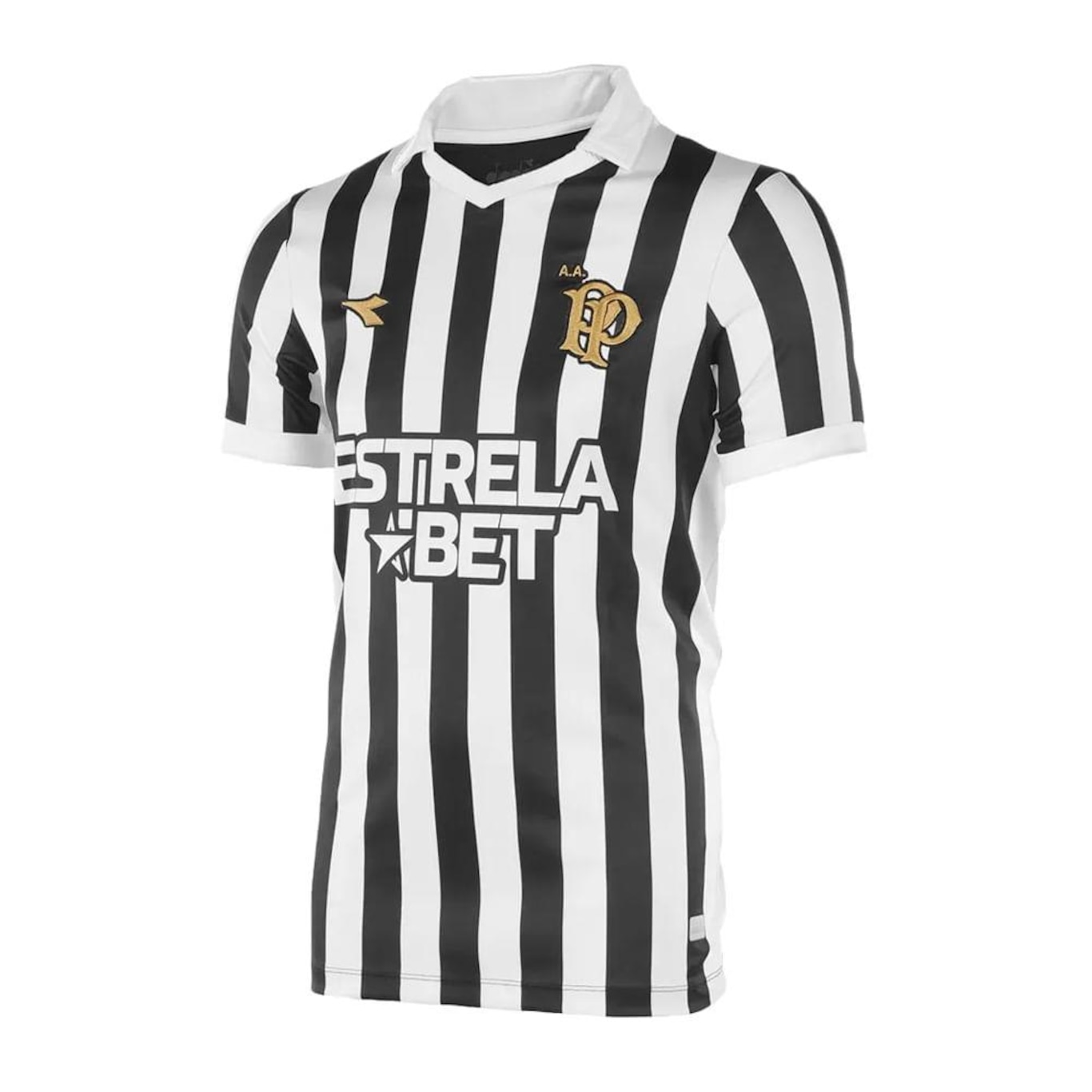 Camisa do Ponte Preta Iii 2024 Fan Diadora - Infantil - Foto 2