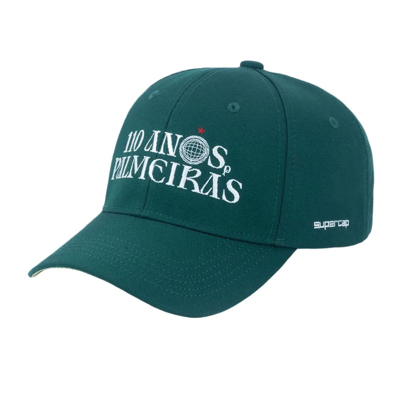 Boné  do Palmeiras Aba Curva Supercap 110 Anos - Snapback - Adulto - Foto 1