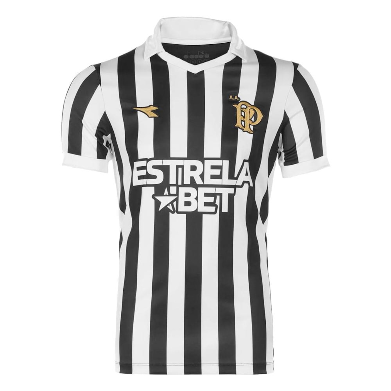 Camisa Diadora Ponte Preta Iii 2024 Masculina - Foto 1