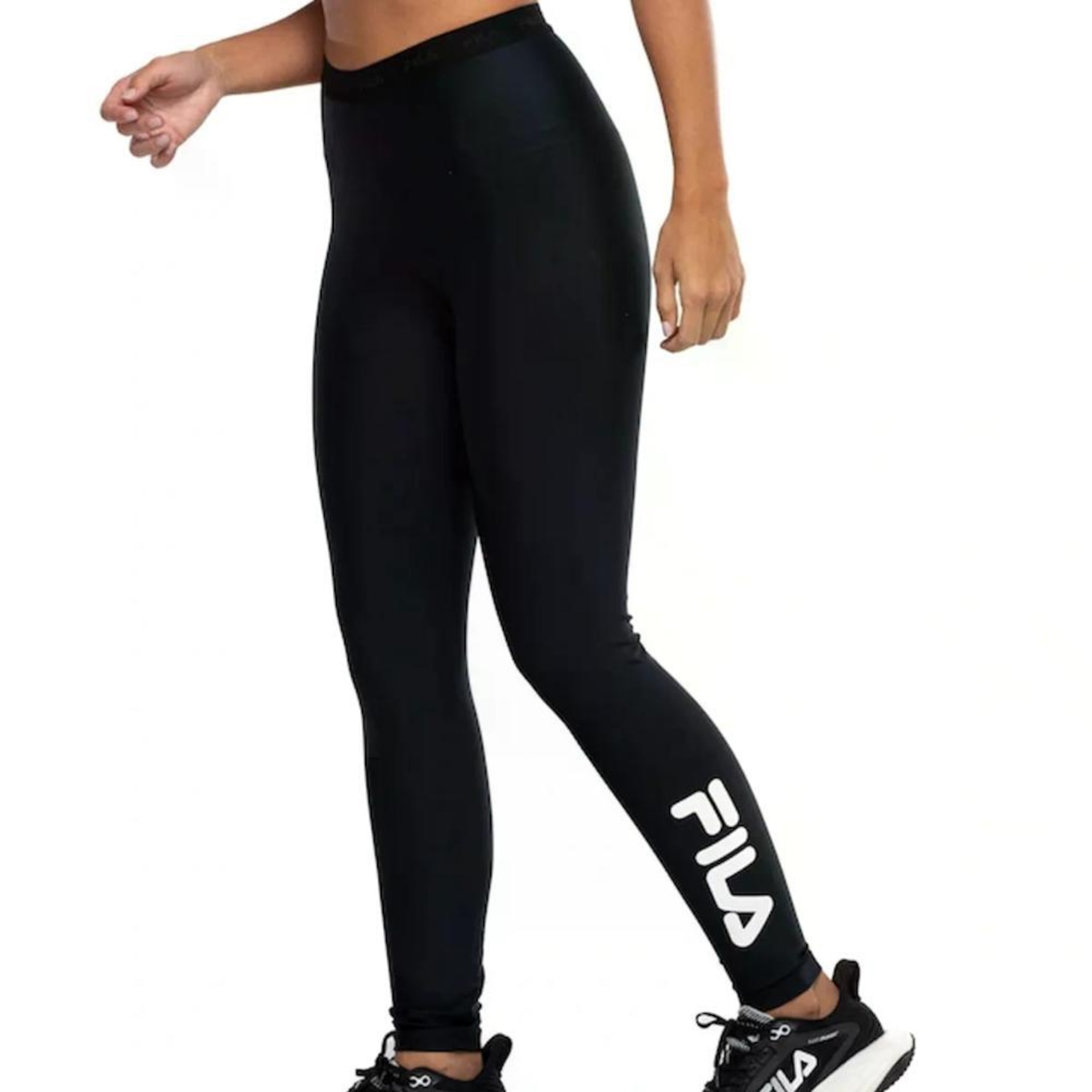 Calça Legging Fila Train Elastic Iv - Feminina - Foto 1