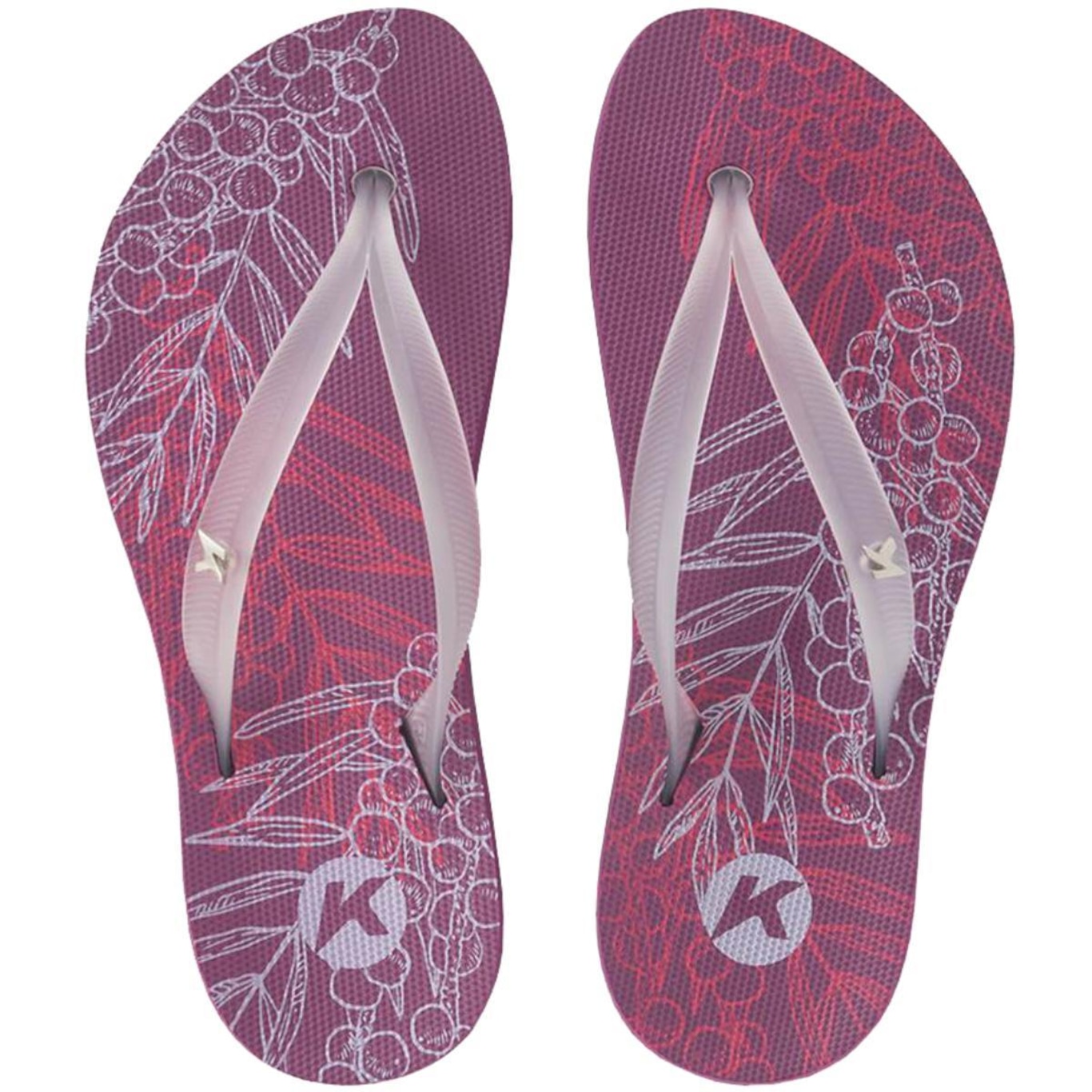 Chinelo Kenner Ibiza Pro Açaí - Feminino - Foto 2