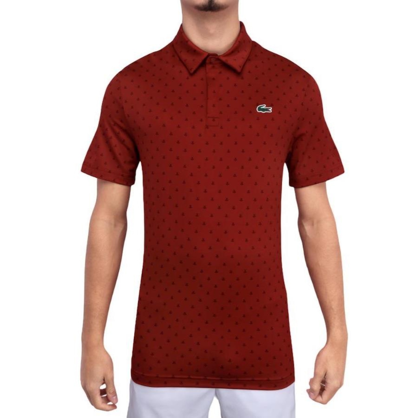 Camisa Polo Lacoste Dh5175 Essentials - Masculina - Foto 1