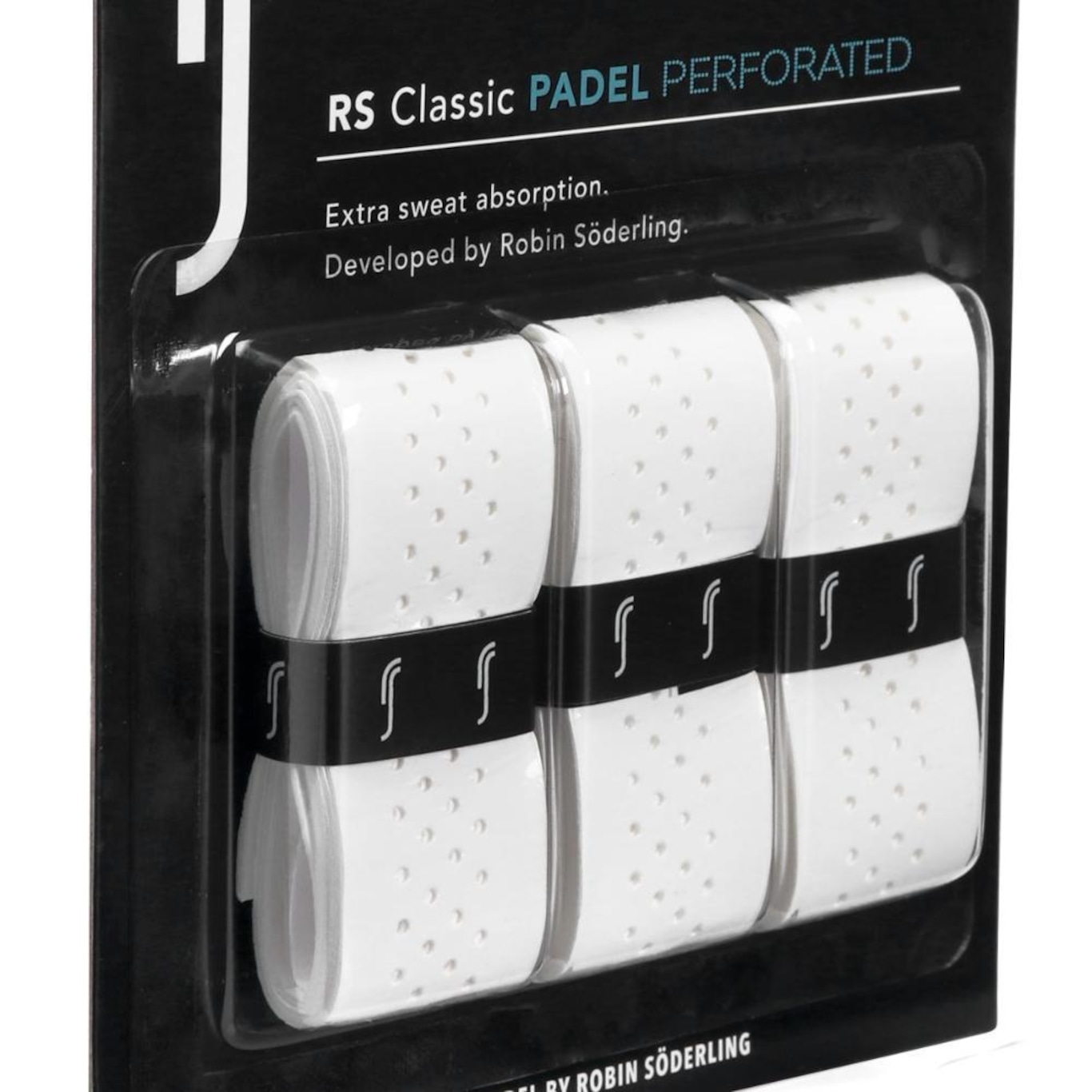 Overgrip Robin Soderling Classic Padel Perforated - Pack com 3 Unidades - Foto 2