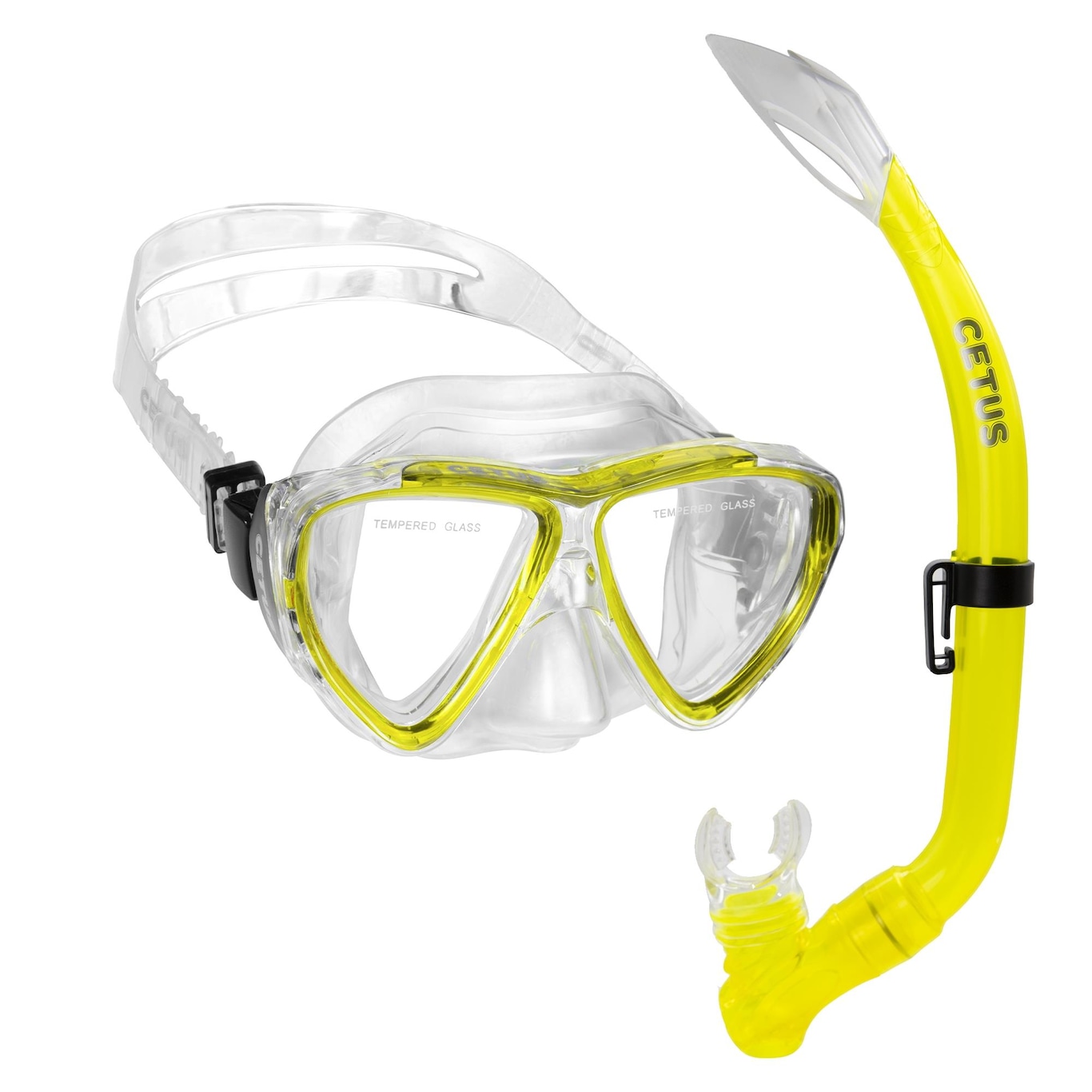 Kit Máscara de Mergulho Cetus Bari + Snorkel - Foto 1