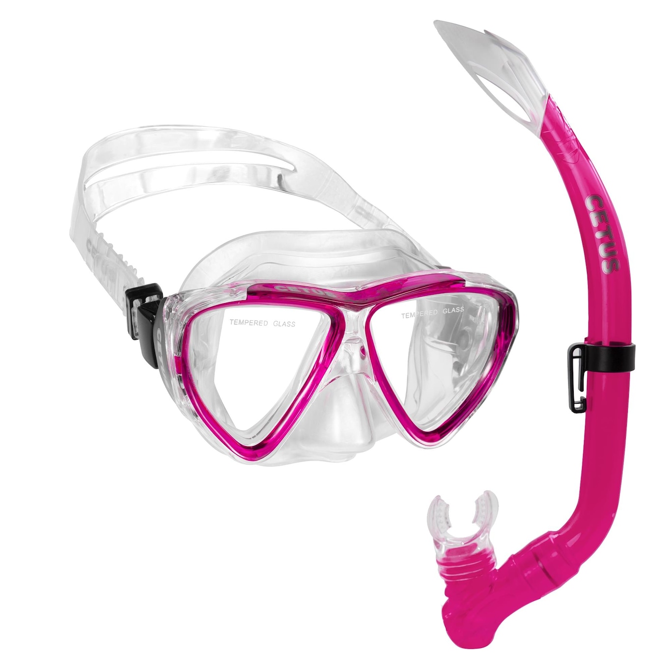 Kit Máscara de Mergulho Cetus Bari + Snorkel - Foto 1