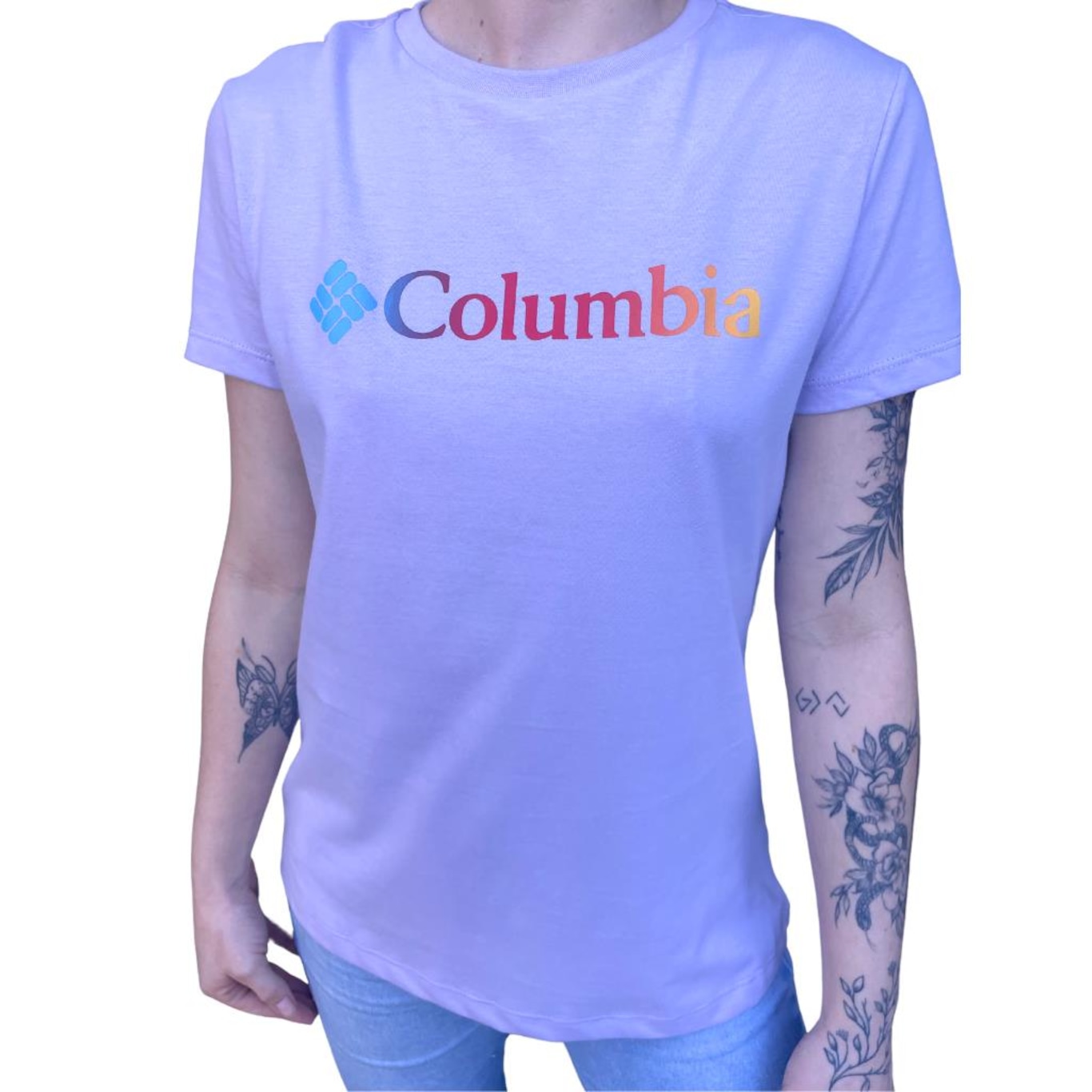 Camiseta Columbia Sun Trek Graphic Ii - Feminina - Foto 1