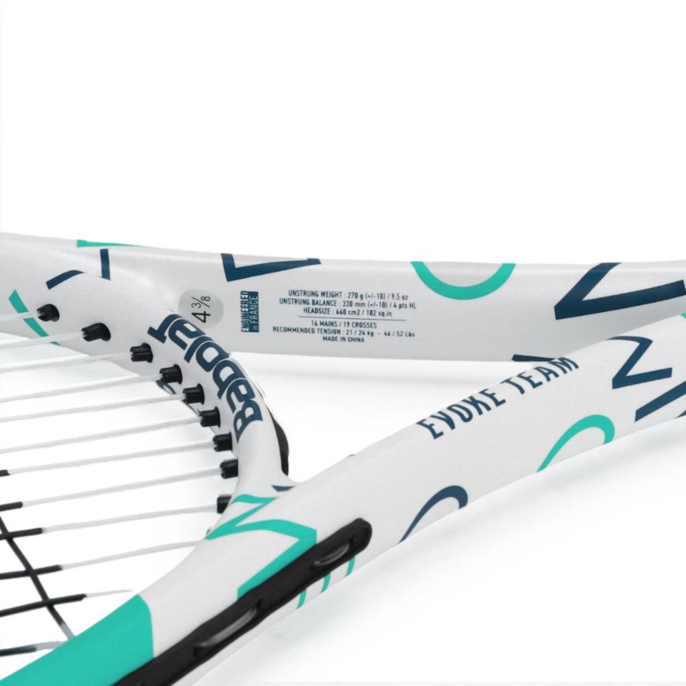 Raquete de Tênis Babolat Evoke Team Wimbledon 270G - Foto 6