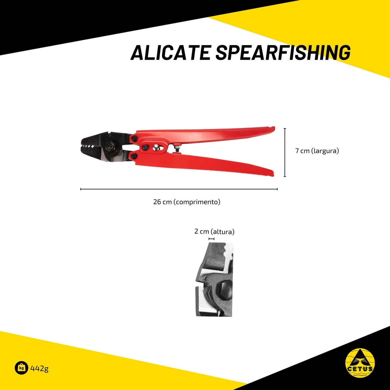 Alicate Monofilamento Cetus Spearfishing - Foto 5