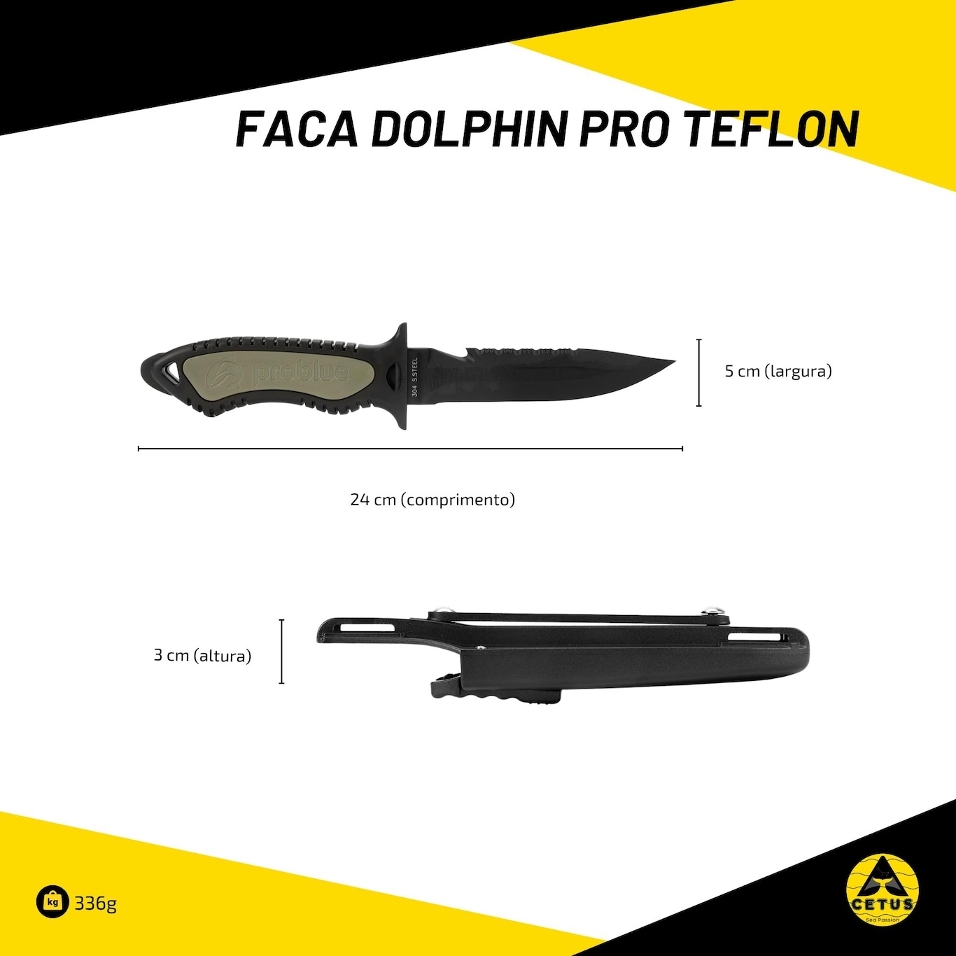 Faca Cetus Dolphin Pro - Foto 5