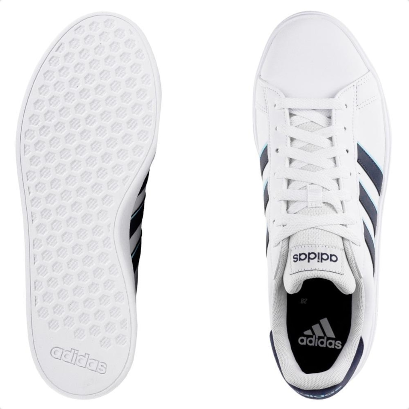 Tênis adidas Grand Court Base 2.0 - Masculino - Foto 2