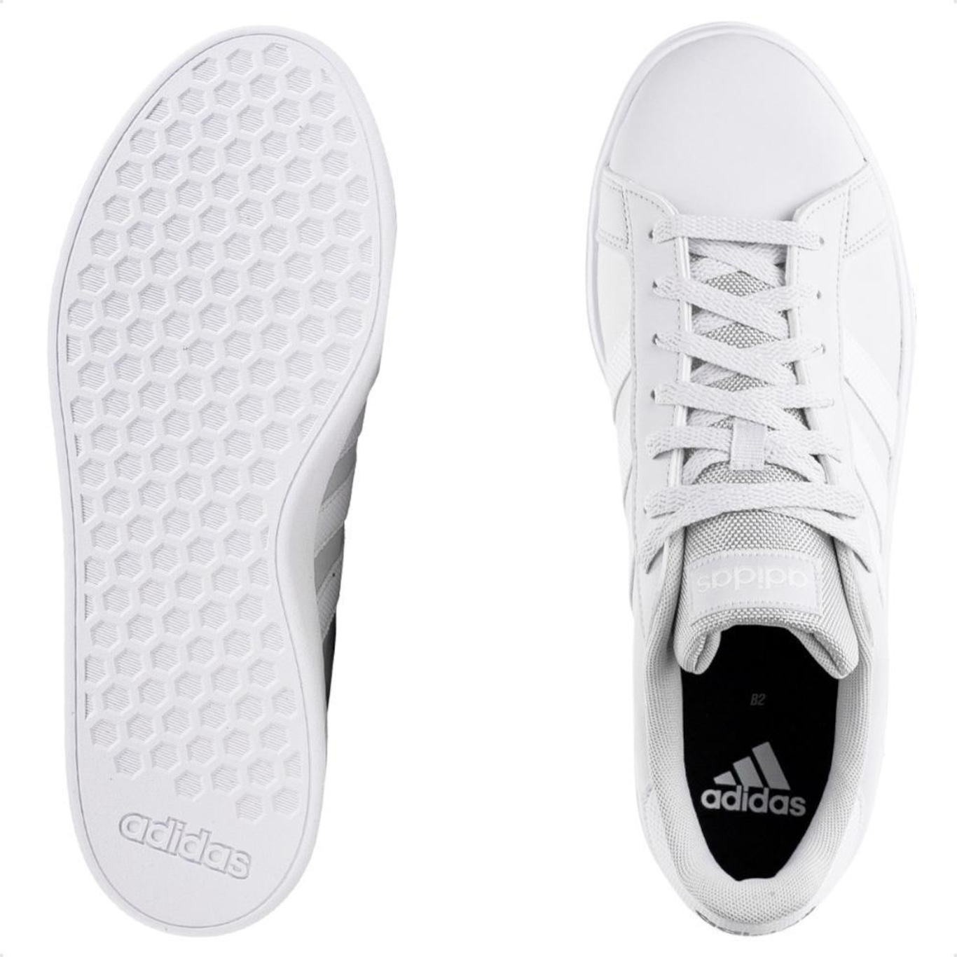 Tênis adidas Grand Court Base 2.0 - Masculino - Foto 3