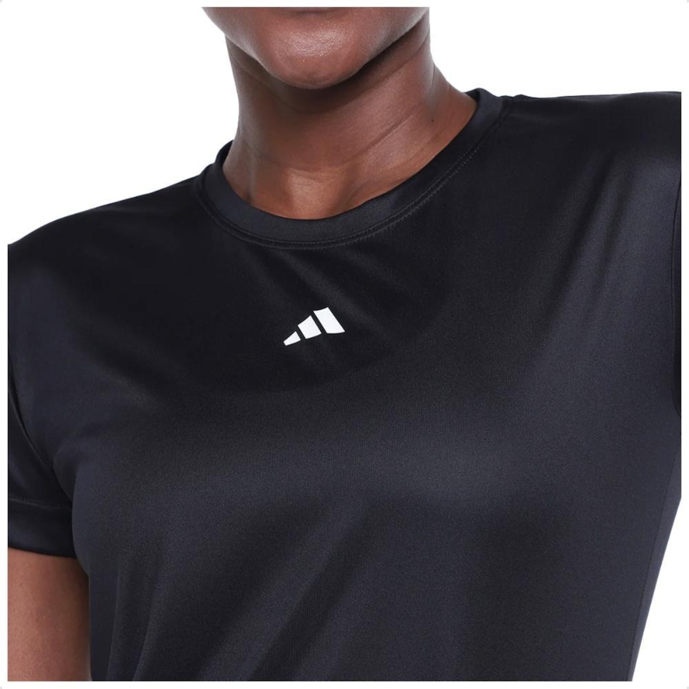 Camiseta adidas Treino Basica - Feminina - Foto 3