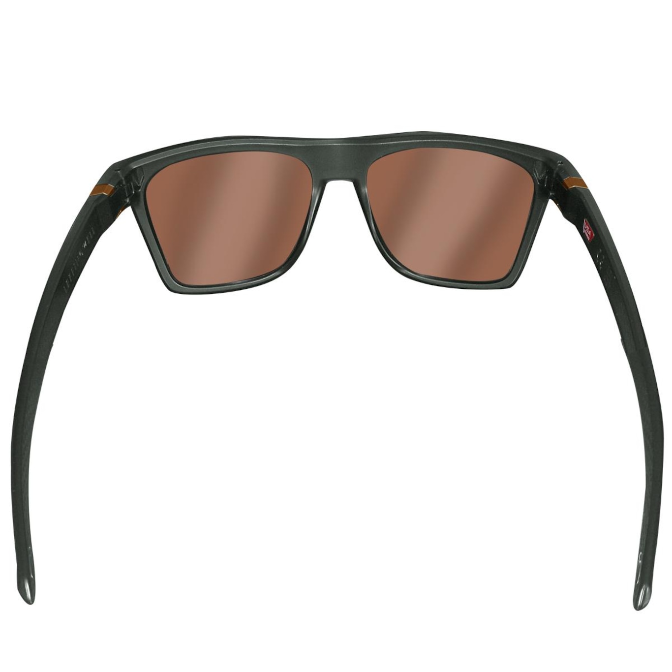 Óculos de Sol Unissex Oakley Leffingwell Matte Olive Ink/Prizm Bronze - Foto 4