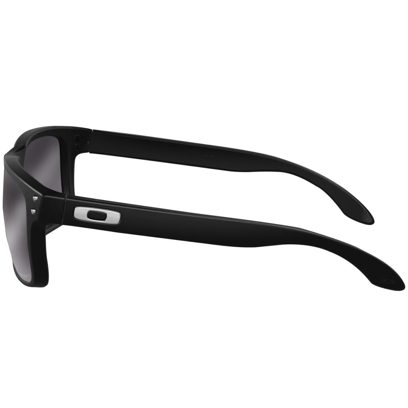 Óculos de Sol Unissex Oakley Holbrook Matte Black/Lente Prizm Gradient Grey - Foto 3