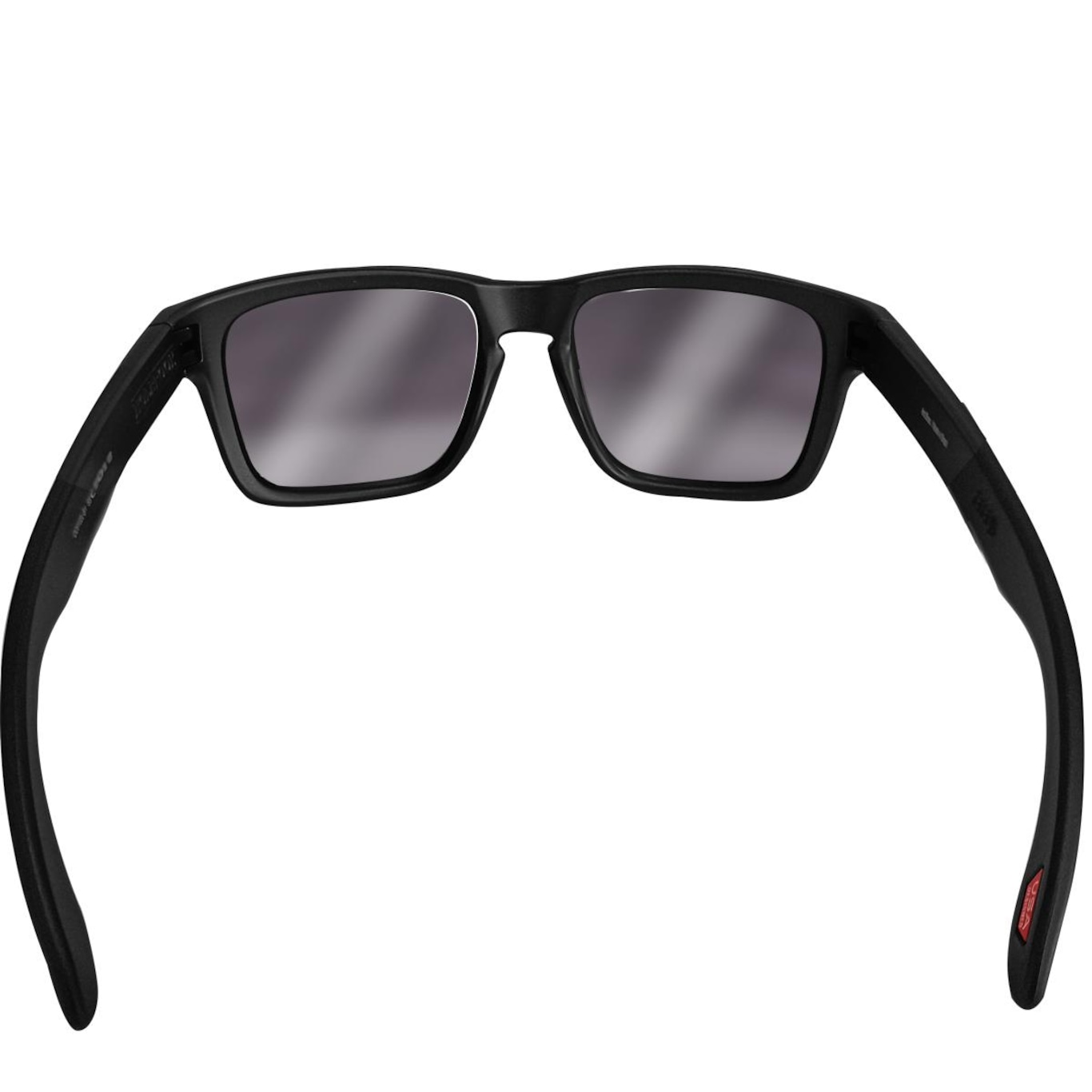 Óculos de Sol Unissex Oakley Holbrook Matte Black/Lente Prizm Gradient Grey - Foto 4