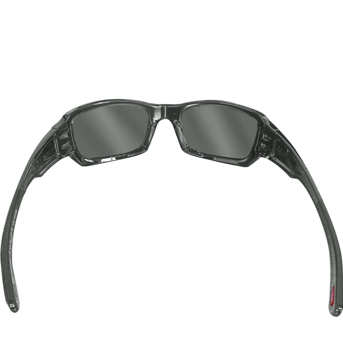 Óculos de Sol Unissex Oakley Fives Squared Grey Smoke/Lente Warm Grey - Foto 4